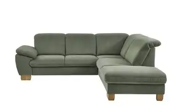 Kollektion Kraft Ecksofa Raica-S Waldgrün rechts Erweiterte Funktion