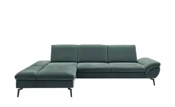 Kollektion Kraft Ecksofa Malena Moosgrün links Erweiterte Funktion