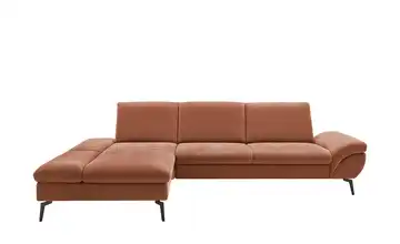 Kollektion Kraft Ecksofa Malena Terracotta links Erweiterte Funktion