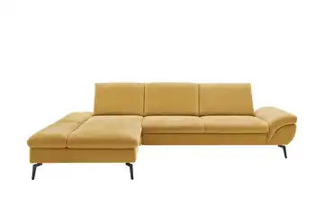 Kollektion Kraft Ecksofa Malena Sonnengelb links Erweiterte Funktion