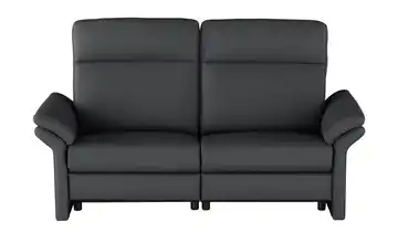 Wohnwert Einzelsofa Leder Mayla Schwarz ohne 194 cm