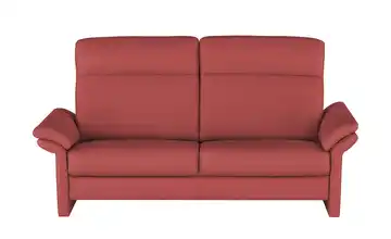 Wohnwert Einzelsofa Leder Mayla Karminrot ohne 210 cm