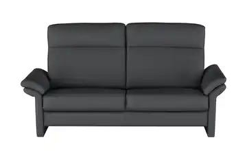 Wohnwert Einzelsofa Leder Mayla Schwarz ohne 210 cm