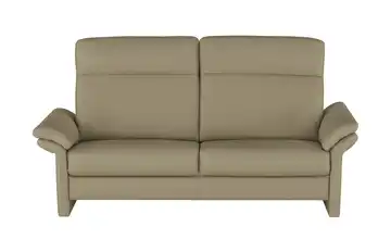 Wohnwert Einzelsofa Leder Mayla Olivgrün ohne 210 cm