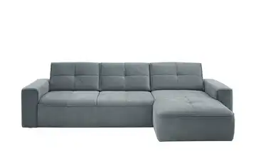 Kollektion Kraft Ecksofa Mick Stahlblau Erweiterte Funktion rechts