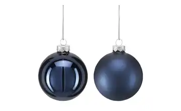 Weihnachtsbaumkugel, 6er Set Blau