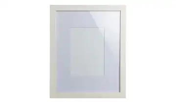 KHG Holz-Bilderrahmen 24x30 cm Toscana 24x30 cm, 24x30 cm Weiß