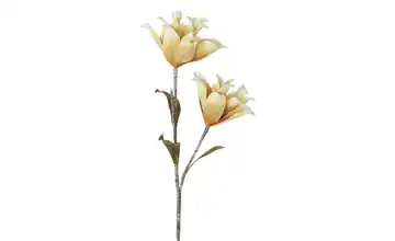 Soft Flower Kamelienzweig Gelb / Weiß