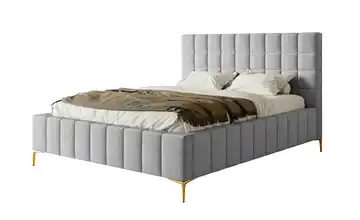 Selsey Polsterbett mit Bettkasten 160x200 cm Grau