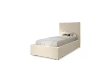 Polsterbett mit Stauraum 80x200 cm Beige