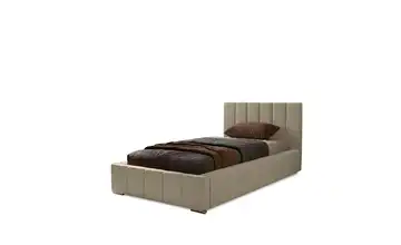 Polsterbett mit Stauraum Braun 80x200 cm