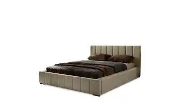 Polsterbett mit Stauraum Braun 200x200 cm