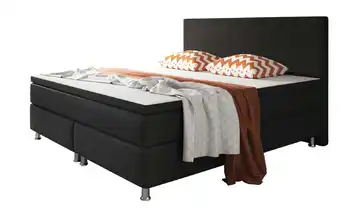 Boxspringbett Boxspringbett 180x200cm 180x200 cm Schwarz
