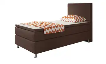 Boxspringbett Boxspringbett 90x200cm 90x200 cm Braun