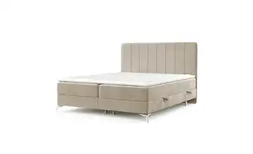 Boxspringbett mit Stauraum 182 cm 180x200 cm Beige