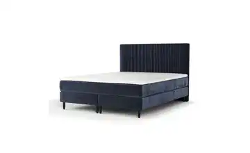 Boxspringbett 182 cm 180x200 cm Marineblau