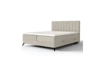Boxspringbett mit Stauraum 182 cm 180x200 cm Beige
