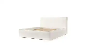 Polsterbett 222 cm 200x200 cm Creme