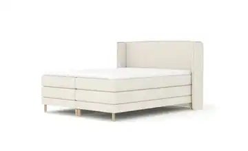 Boxspringbett Creme 180x200 cm 198 cm
