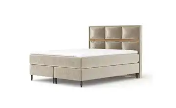 Boxspringbett 205 cm 200x200 cm Beige