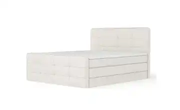 Boxspringbett mit Stauraum Creme 164 cm 160x200 cm