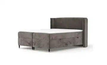 Boxspringbett mit Stauraum 218 cm 200x200 cm Braun