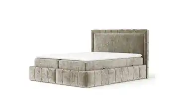 Boxspringbett mit Stauraum 227 cm 200x200 cm Beige