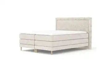 Boxspringbett 187 cm 160x200 cm Creme