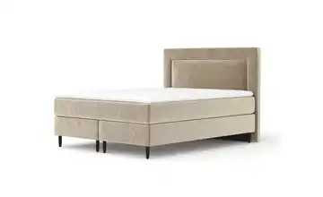 Boxspringbett 205 cm 200x200 cm Beige