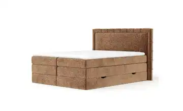 Boxspringbett mit Stauraum 187 cm 160x200 cm Kupferfarben
