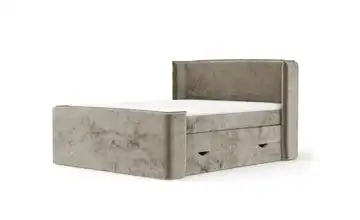Boxspringbett mit Stauraum 218 cm 200x200 cm Beige