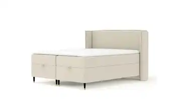 Boxspringbett mit Stauraum 198 cm 180x200 cm Beige