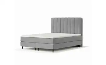 Boxspringbett 202 cm 200x200 cm Grau