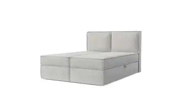 Boxspringbett 202 cm 200x200 cm Hellgrau