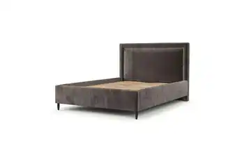 Polsterbett 198 cm 180x200 cm Braun
