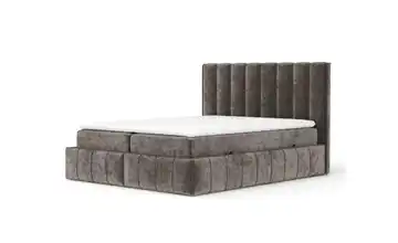 Boxspringbett mit Stauraum 165 cm 140x200 cm Braun