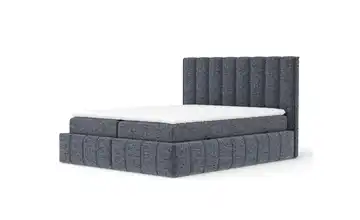 Boxspringbett mit Stauraum 225 cm 200x200 cm Marineblau