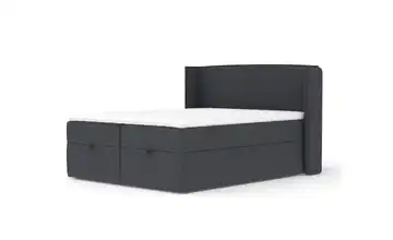 Boxspringbett mit Stauraum 198 cm 180x200 cm Schwarz