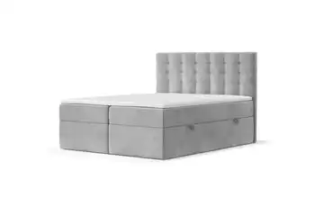 Boxspringbett mit Stauraum 162 cm 160x200 cm Grau
