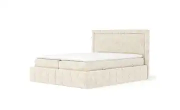 Boxspringbett mit Stauraum 187 cm 160x200 cm Creme