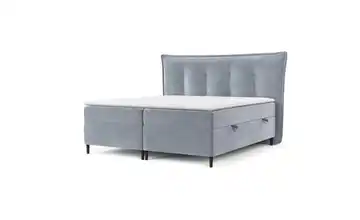 Boxspringbett mit Stauraum 233 cm 200x200 cm Hellblau