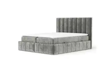 Boxspringbett mit Stauraum 225 cm 200x200 cm Grau