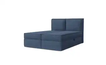 Boxspringbett 202 cm 200x200 cm Marineblau
