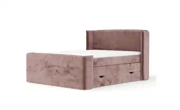 Boxspringbett mit Stauraum 178 cm 160x200 cm Rosa