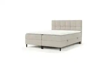 Boxspringbett mit Stauraum 202 cm 200x200 cm Beige