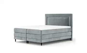 Boxspringbett 202 cm 200x200 cm Grau
