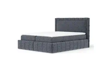 Boxspringbett mit Stauraum 227 cm 200x200 cm Marineblau