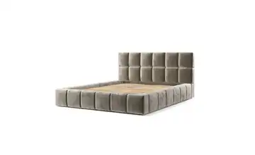 Polsterbett 110 cm 222 cm 180x200 cm Beige