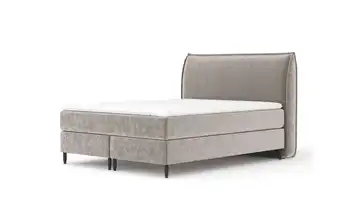 Boxspringbett 211 cm 200x200 cm Taupe