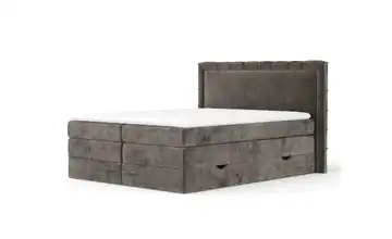 Boxspringbett mit Stauraum 207 cm 180x200 cm Braun